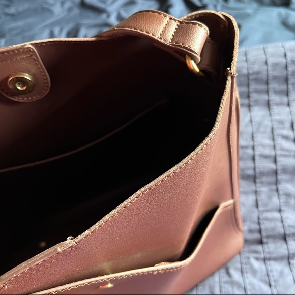 Sole Society Large Brown Tote Bag - Picture 7 of 12